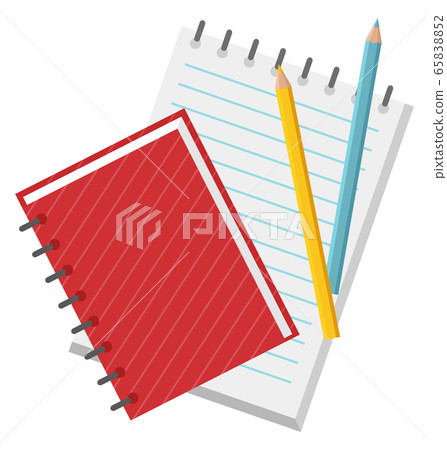 Notebooks for Studying and Working with Pencils 65838852