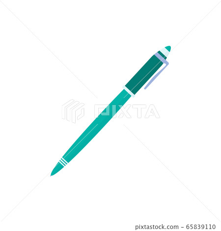 Ink Pen Isolated Vector Stationery. Writing Tool Ink Pen Isolated Vector Stationery. Writing Tool 65839110