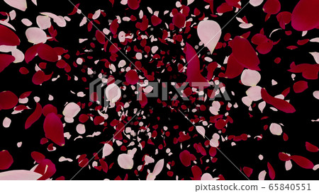 玫瑰玫瑰花瓣飛行顆粒五彩紙屑五彩紙屑插圖背景背景 玫瑰玫瑰花瓣飛行顆粒五彩紙屑五彩紙屑插圖背景背景 65840551