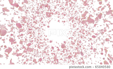 玫瑰玫瑰花瓣飛行顆粒五彩紙屑五彩紙屑插圖背景背景 玫瑰玫瑰花瓣飛行顆粒五彩紙屑五彩紙屑插圖背景背景 65840580