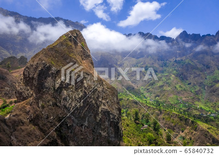 Paul Valley landscape in Santo Antao island, Cape Paul Valley landscape in Santo Antao island, Cape 65840732