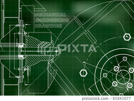Blueprint. Corporate style. Instrument-making drawings Blueprint. Corporate style. Instrument-making drawings 65841077