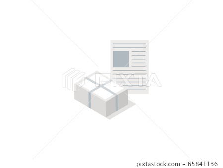 used paper - Stock Illustration [65841136] - PIXTA
