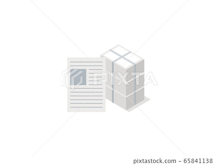 used paper - Stock Illustration [65841138] - PIXTA