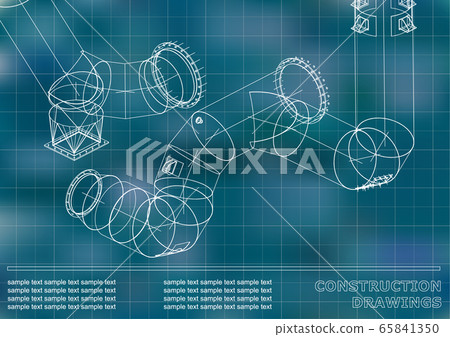 Vector engineering illustration. Cover, flyer, banner, background Vector engineering illustration. Cover, flyer, banner, background 65841350