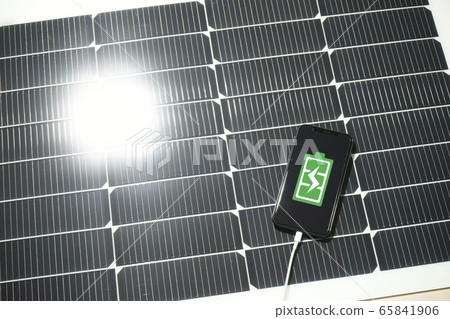 Solar power mobile charging 65841906