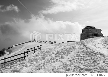 War memorial landmark, Italian alps, mount Grappa War memorial landmark, Italian alps, mount Grappa 65844027