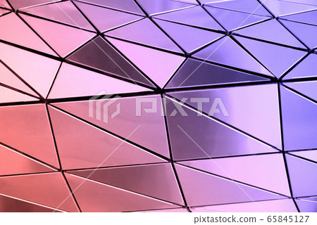 Metal wall of triangles Metal wall of triangles 65845127