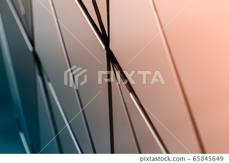Metal wall of triangles Metal wall of triangles 65845649