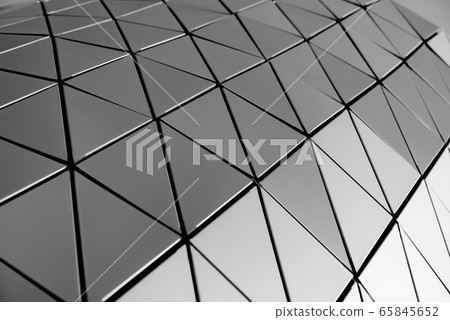 Metal wall of triangles Metal wall of triangles 65845652