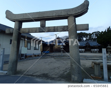 Kikara Shrine Main Island Night Marugame City 65845661