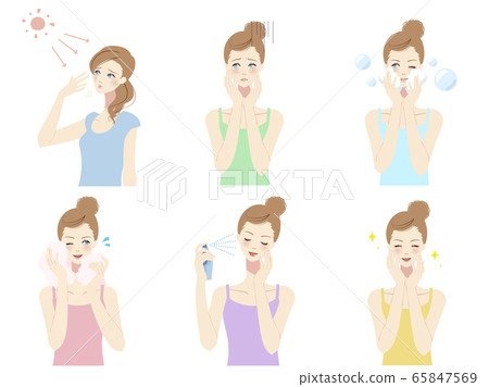 Women's beauty summer care 65847569