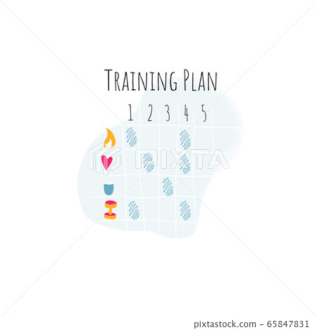 Modern training equipment workout 65847831