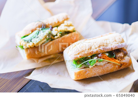 Baguette Sandwich Takeaway Delivery Takeaway Gourmet French Baguette Lunch 65849840