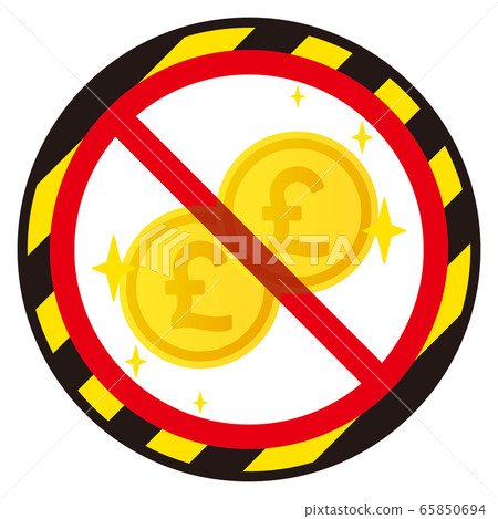 磅硬幣禁止標記 65850694