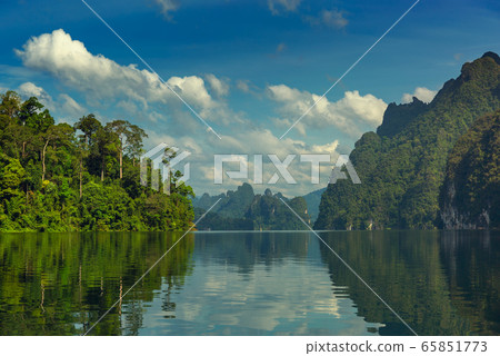 Cheow Lan lake in Thailand 65851773