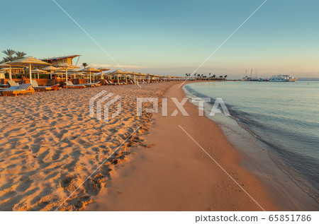 Resort coast without people Resort coast without people 65851786