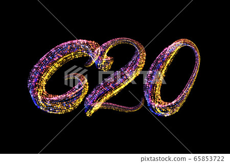 The G20 summit lettering word was held urgently via video link. This has never happened in the world before. They talked about issues related to the coronavirus epidemic and others 65853722