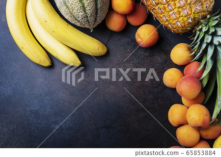 Concept of healthy vegan food Concept of healthy vegan food 65853884
