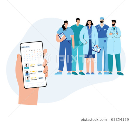 Online medicine concept 65854159