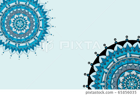 Background template design with mandala patterns Background template design with mandala patterns 65856035