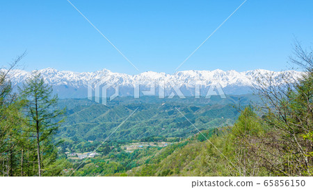 春季從村倉山和山間小道眺望的景色(Fudotaki路線,柏柏木城堡路線) 春季從村倉山和山間小道眺望的景色(Fudotaki路線,柏柏木城堡路線) 65856150