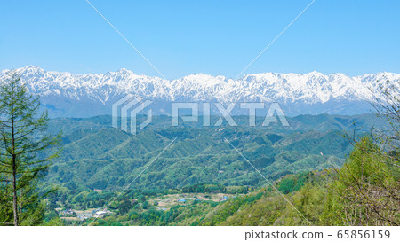 春季從村倉山和山間小道眺望的景色(Fudotaki路線,柏柏木城堡路線) 春季從村倉山和山間小道眺望的景色(Fudotaki路線,柏柏木城堡路線) 65856159