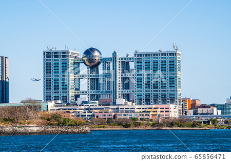 日本東京城市景觀富士電視台等景色 65856471