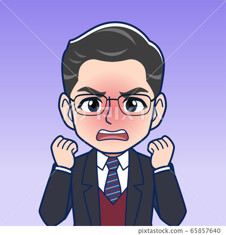 職業中期僱員的插圖 65857640