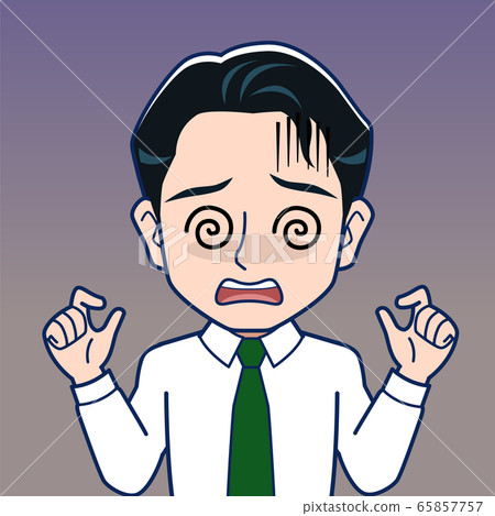 Illustration of a male office worker Illustration of a male office worker 65857757