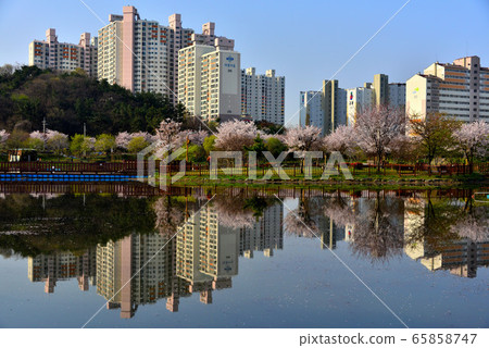 Landscape with apartments Landscape with apartments 65858747