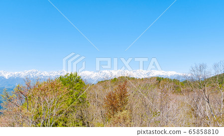 村倉山風景(五月)-北阿爾卑斯山風景 村倉山風景(五月)-北阿爾卑斯山風景 65858810