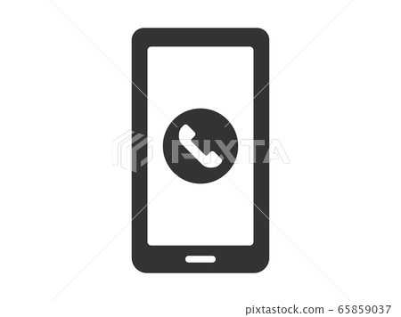 Smartphone icon during a call 65859037