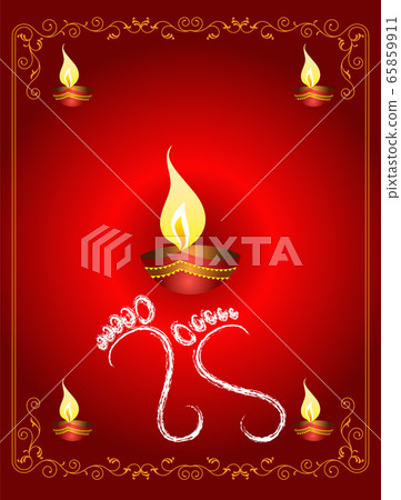 Diwali Greeting Design 65859911