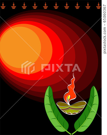 Diwali Greeting Design 65860367