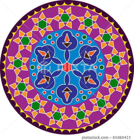 Rangoli Ornamental Design Rangoli Ornamental Design 65860415