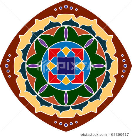 Rangoli Ornamental Design Rangoli Ornamental Design 65860417