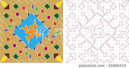 Rangoli Ornamental Design Rangoli Ornamental Design 65860419