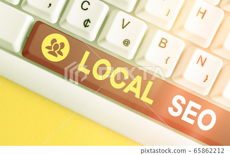 Word writing text Local Seo. Business concept for 65862212