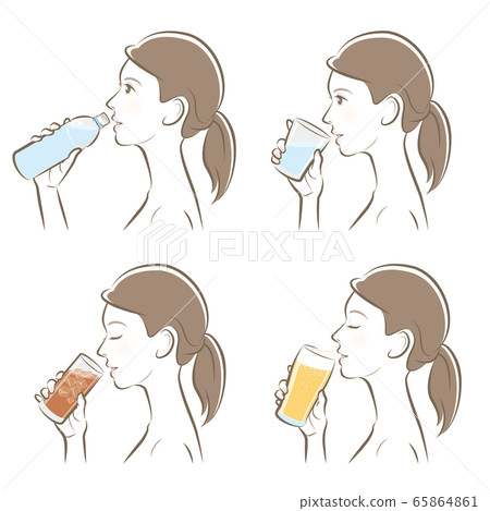 女性形象，冷飲 65864861