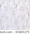 Background material series --- A material that is painted white on a wooden wall, but has deteriorated and deteriorated due to aging. 65865275