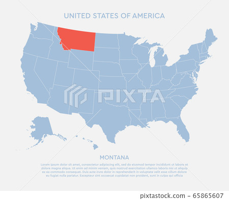 Us Map Showing Montana Interactive Map College Of Education, Health