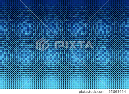 Background made of blue sequins, glitters dots 65865634