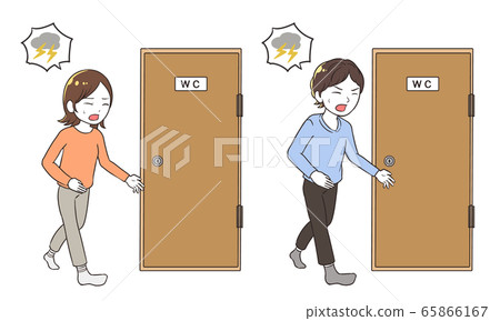 I can not stand it and go to the toilet (googoro) 65866167