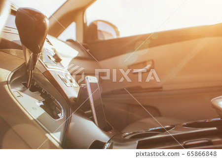 Car interior luxury. Interior of prestige modern Car interior luxury. Interior of prestige modern 65866848