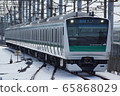 Commuter train Saikyo line 65868029
