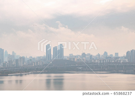 Cityscape of Seoul, Korea. modern architecture on sunny day. 012 Cityscape of Seoul, Korea. modern architecture on sunny day. 012 65868237