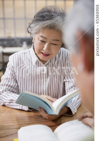 Happy senior life concept. Healthy activities in daily life of senior couple 309 Happy senior life concept. Healthy activities in daily life of senior couple 309 65868908