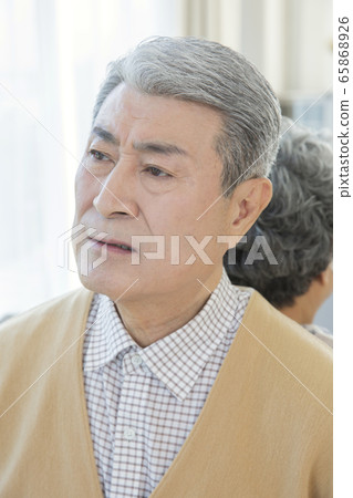 Happy senior life concept. Healthy activities in daily life of senior couple 162 65868926