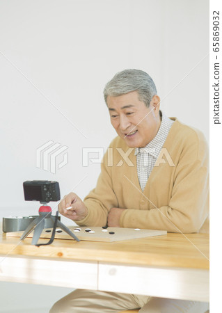 Happy senior life concept. Healthy activities in daily life of senior couple 128 Happy senior life concept. Healthy activities in daily life of senior couple 128 65869032